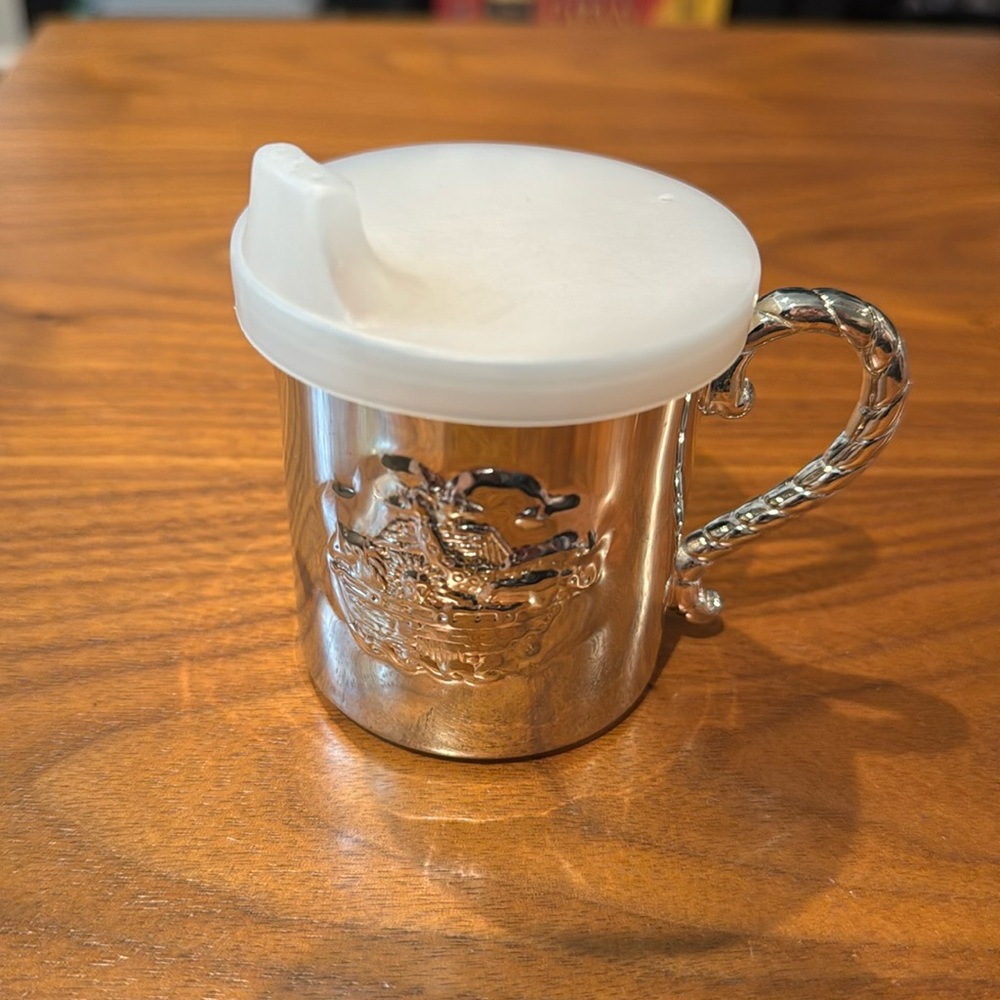 Gorham Noah’s Ark Silver Baby Cup
